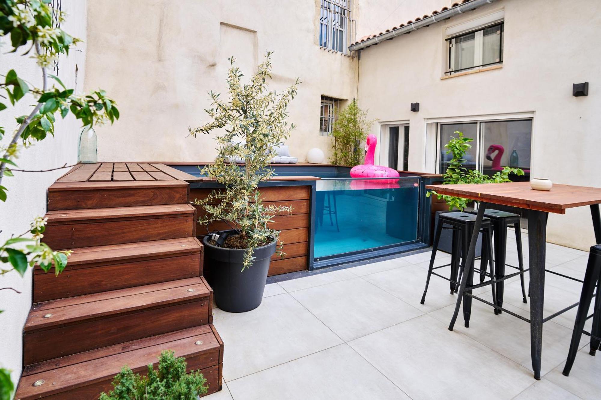 Maison De Ville Moderne Climatisee Avec Piscine Morieres-les-Avignon エクステリア 写真